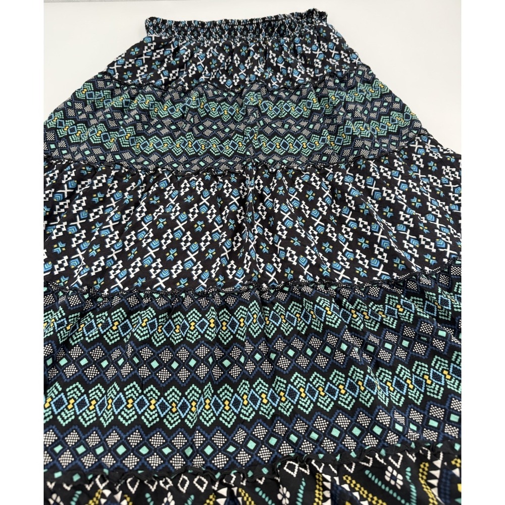 Women's APT 9 Long Skirt aztec print maxi Multi-Colored Size S - Picture 3 of 7